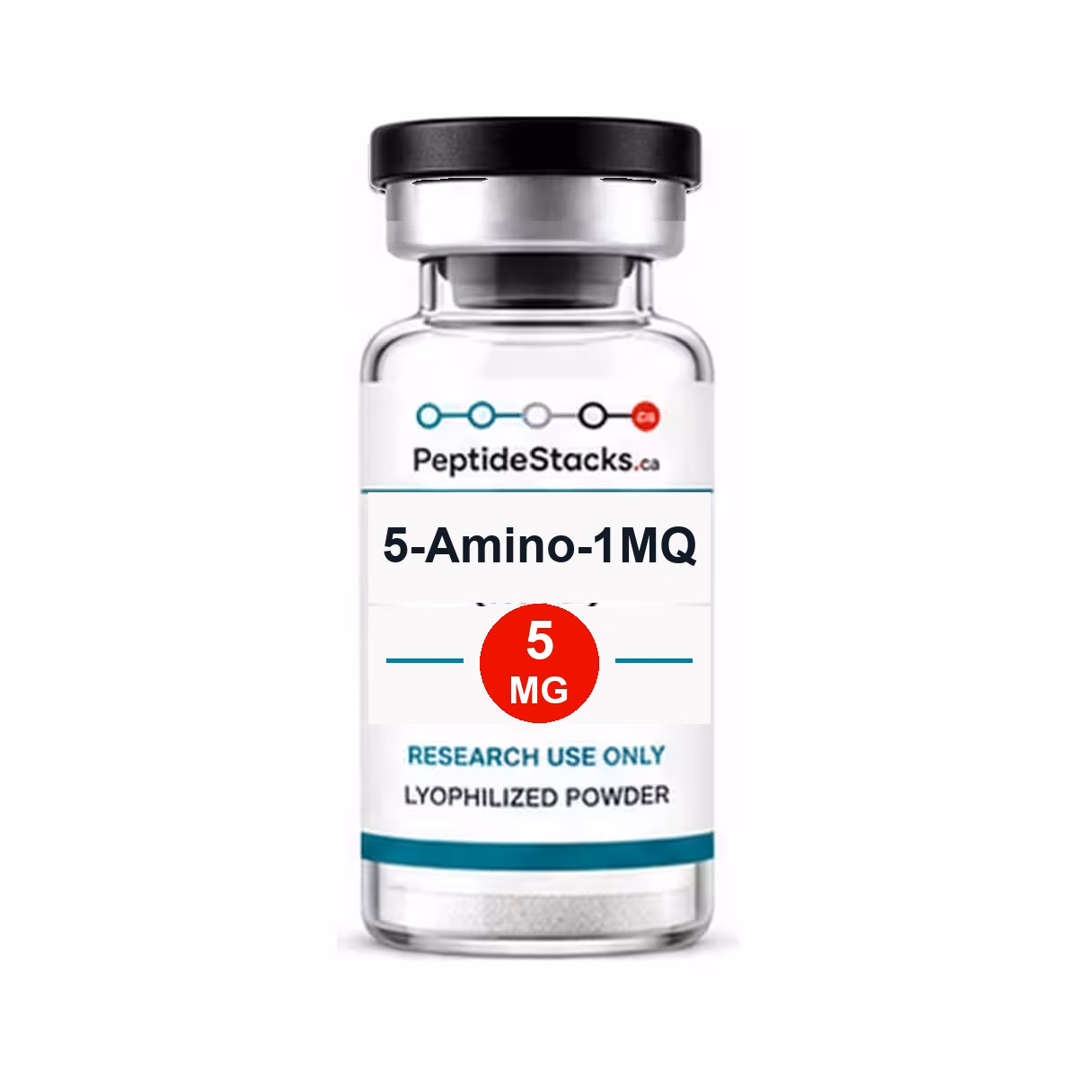 5-Amino-1MQ 5 MG Peptide Sales clear 3 mL vial
