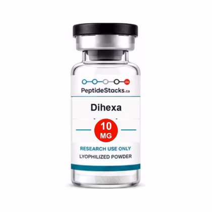 Dihexa 10 MG Peptide Sales clear 3 mL vial