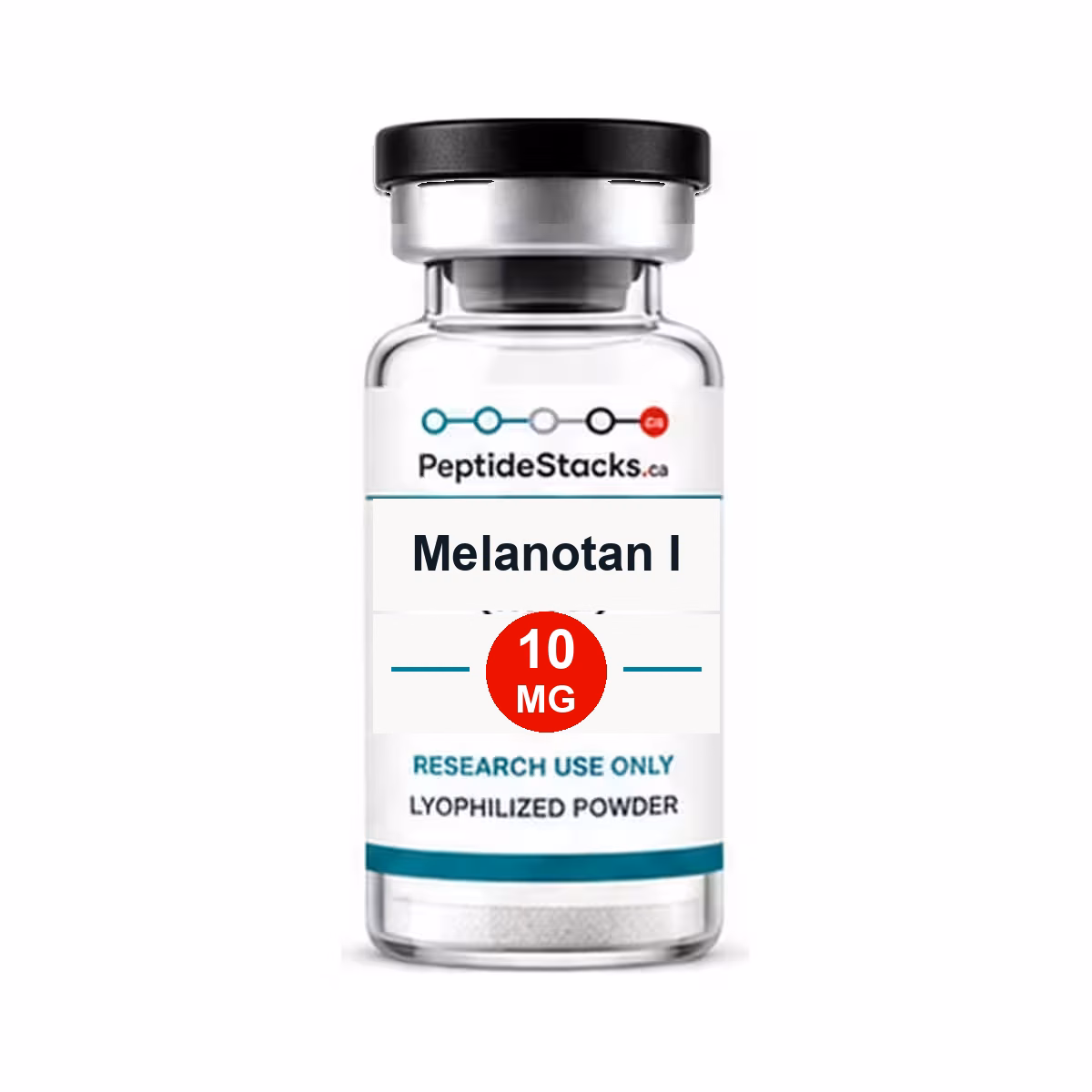Melanotan I 10 MG Peptide Sales clear 3 mL vial
